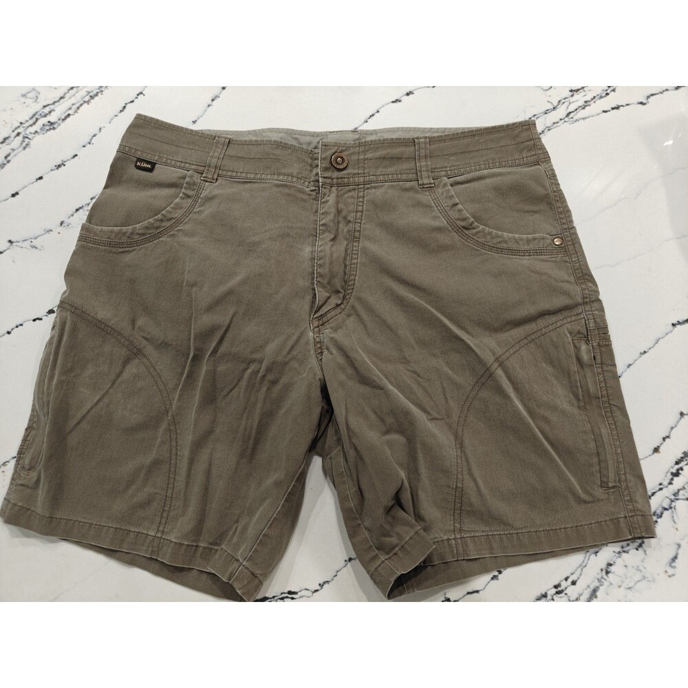 Kuhl Men's Shorts 10" Ramblr Rambler Cargo Shorts Size 36 Brown